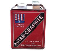 IETSBH7002 Tirelire bidon d'huile Antar-Graphite l'huile de France Le Pétrole de Pechelbronn Licence Officielle Dimensions 12,2x7,8x17,1cm Les Collections Rétro