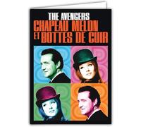 IETSCPMD-V19783 Carte Chapeau Melon et Bottes de Cuir The Avengers Licence Officielle Couleur Brillante Série TV 70s -Carte Ouverte Blanche 23x17cm -Avec Enveloppe Blanche 12x17,5cm