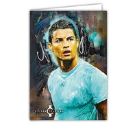 IETSCPXL-19773 MAXI GRANDE CARTE XL 22x31cm Footballeur Portugais Star du Foot CELEBRITY ICONS Sidney Maurer LICENCE OFFICIELLE - Intérieur 44x31cm Avec Enveloppe - Anniversaire à encadrer