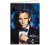 IETSCPXL-19782 MAXI GRANDE CARTE XL 22x31cm Agent Secret 007 CELEBRITY ICONS Sidney Maurer LICENCE OFFICIELLE - Intérieur 44x31cm Avec Enveloppe - Cadeau Anniversaire à encadrer