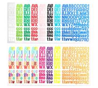IETWATE 16 Feuilles Lettres Vinyle Autocollantes, Imperméable Alphabet Enfant Gommettes pour Décoration Arts et Cartes de Vœux