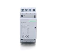 IEUMJNAT Contacteur modulaire CA 4P 16A 20A 25A 4NO 4NC 50/60Hz 2NO2NC 24V 110V 220V Contacteur Domestique Automatique Type Rail DIN 1 pièce(4P 25A 3NO1NC DC24V)