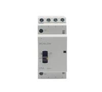 IEUMJNAT Contacteur modulaire Domestique AC MCH8-25M 4P 25A 220V/230V 50/60HZ avec Interrupteur de Commande Manuel, 1 pièce(2NO 2NC)