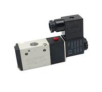 IEUMJNAT Électrovanne pneumatique 3 Voies 2 Positions, vanne de Commande directionnelle d'air 3V210-08 DC12V DC24V AC110V AC220V 1 pièces(DC 24V)