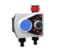 IEUMJNAT Minuterie d'arrosage Automatique de Jardin à Deux Sorties, électrovanne électronique numérique, minuterie d'arrosage, système de contrôle d'irrigation