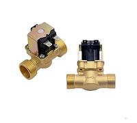 IEUMJNAT Vanne 3/4 ” 1/2” DC 24V AC 220V DC12V, électrovanne magnétique électrique en Laiton normalement fermée for Le contrôle de l'eau(12v,0.5 inch)