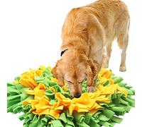 IEUUMLER Tapis de Fouille Chien Snuffle Mat Tapis éducateurs pour Chiens Dog Puzzle Toys IE075 (45x45cm, Yellow & Green)