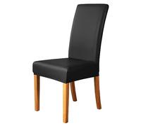 iEventStar Étui en Similicuir imperméable à l'eau de Couverture de Chaise de Housse de Chaise de Similicuir d'unité Centrale (Noir,4)