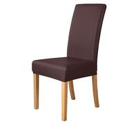 iEventStar Étui en Similicuir imperméable à l'eau de Couverture de Chaise de Housse de Chaise de Similicuir d'unité Centrale (Brun,4)