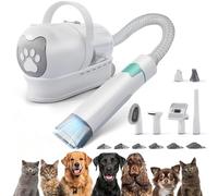 IEVENW Uproot Cleaner Pro Kit de toilettage pour animaux de compagnie 99 % des poils d'animaux 7 en 1 avec tondeuse professionnelle pour tous les animaux à fourrure