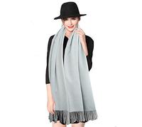 iEverest Écharpe Châle Unisex Hiver Chaud Écharpe Pashmina Châle Écharpe de Couleur unie Super Douce pour Femmes & Hommes Pour Automne Hiver 200x70cm