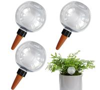 Iewroyt 3pcs Globes d'arrosage des Plantes, 500 ML d'insertion du planteur 'Auto-arrosage, dispositifs 'Irrigation végétaux Transparents pour Plantes en Pot intérieure