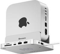 Iexpandmate Mini218B Max Mac Mini M4 Dock Support 4K@60 Hdmi,10Gbps Usb C/A, Tf/Sd, 2X Usb A 2.0, Mac Mini Hub & Stand Avec 4Tb M.2 Nvme Ssd (Non Inclus) Pour M4 Et M4 Pro