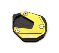 IEZTBWGI Compatible avec Les Accessoires de Moto CNC Z650 N650 Z 650 RS 2017-2022 2023 2024 2025, Plaque élargie, béquille latérale, Pied