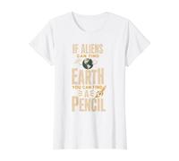 If Aliens Can Find Earth You Can Find Pencil Back to School T-Shirt Graphique avec Valeur