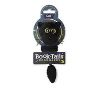 IF Book-Tails Marque-page Chat noir 6 pièces en peluche noir 8 x 6 cm