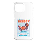 If Crabby Please Return Me to The Beach Humour côtier drôle Coque pour iPhone 16 Pro Max