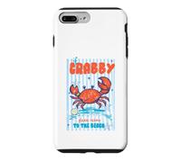 If Crabby Please Return Me to The Beach Humour côtier drôle Coque pour iPhone 7 Plus/8 Plus