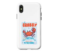 If Crabby Please Return Me to The Beach Humour côtier drôle Coque pour iPhone X/XS