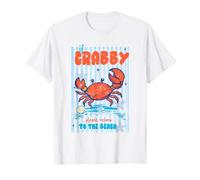 If Crabby Please Return Me to The Beach Humour côtier drôle T-Shirt