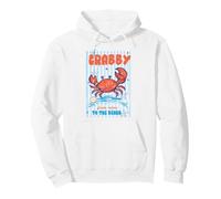 If Crabby Please Return to The Beach Crab Humour Ocean Citation Sweat à Capuche