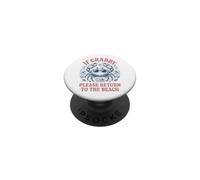 If Crabby Please Return to The Beach PopSockets PopGrip Adhésif