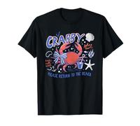 If Crabby Please Return to The Beach Surf Beach Days T-Shirt