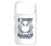 If Crabby Return to Beach Funny Crabe Summer Vacation Ocean Coque pour iPhone 17 Pro
