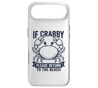 If Crabby Return to Beach Funny Crabe Summer Vacation Ocean Coque pour iPhone Air