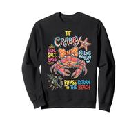 If Crabby Return to The Beach Sweatshirt