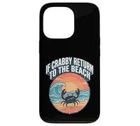 If Crabby Return to The Beach Vintage Crab Coque pour iPhone 13 Pro