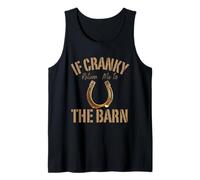 If Cranky Return Me to The Barn Classic Equestrian Humor Débardeur
