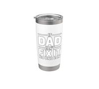 If Dad Can't Fix It No One Can Gobelet isotherme en acier inoxydable double paroi