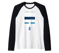 If Diabetes Had Face Punch It Type 1 Sensibilisation au diabète T1D Manche Raglan