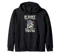 If Dirt Aint Flyin Tryin Motocross USA Biker Hommes Femmes Enfants Sweat à Capuche