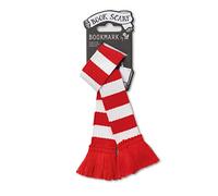 IF - Écharpe livre - Rouge/Blanc - 12 pièces - Tissu - Accessoire - Marque-page - Cadeaux