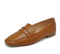 IF Fashion Chaussures Mocassins Loafer Slip On Femme avec Chaînes 183, 510337 Camel, 38 EU