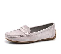 IF Fashion Chaussures Mocassins Slip On Loafers Femmes Doux avec Strass Pierres en Daim FT245, 38 EU