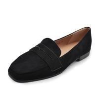 IF Fashion Chaussures Mocassins Slip On Loafers Souples Femme avec Strass et Pierres Daim Velours FT245, 38 EU