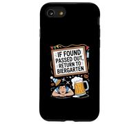 If Found Passed Out Return to Biergarten Oktoberfest Beer Coque pour iPhone SE (2020) / 7/8