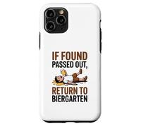 If Found Passed Out Return to Biergarten Oktoberfest Drunk Coque pour iPhone 11 Pro