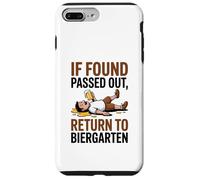 If Found Passed Out Return to Biergarten Oktoberfest Drunk Coque pour iPhone 7 Plus/8 Plus