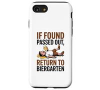 If Found Passed Out Return to Biergarten Oktoberfest Drunk Coque pour iPhone SE (2020) / 7/8