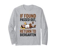 If Found Passed Out Return to Biergarten Oktoberfest Drunk Manche Longue