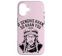 If Genghis Khan So Khan You Funny Pun hilarant Motivation Coque pour iPhone 16