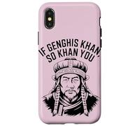 If Genghis Khan So Khan You Funny Pun hilarant Motivation Coque pour iPhone X/XS