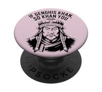 If Genghis Khan So Khan You Funny Pun hilarant Motivation PopSockets PopGrip Adhésif