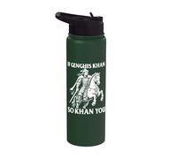 If Genghis Khan So Khan You - Historien de professeur d'histoire Stainless Steel Insulated Water Bottle