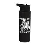 If Genghis Khan So Khan You - Historien de professeur d'histoire Stainless Steel Insulated Water Bottle