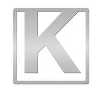 IF Helvetica Marque-page Lettre K à clipser